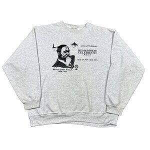 Vintage Martin Luther King UAW Remember Celebrate Act Pullover Sweatshirt XL
